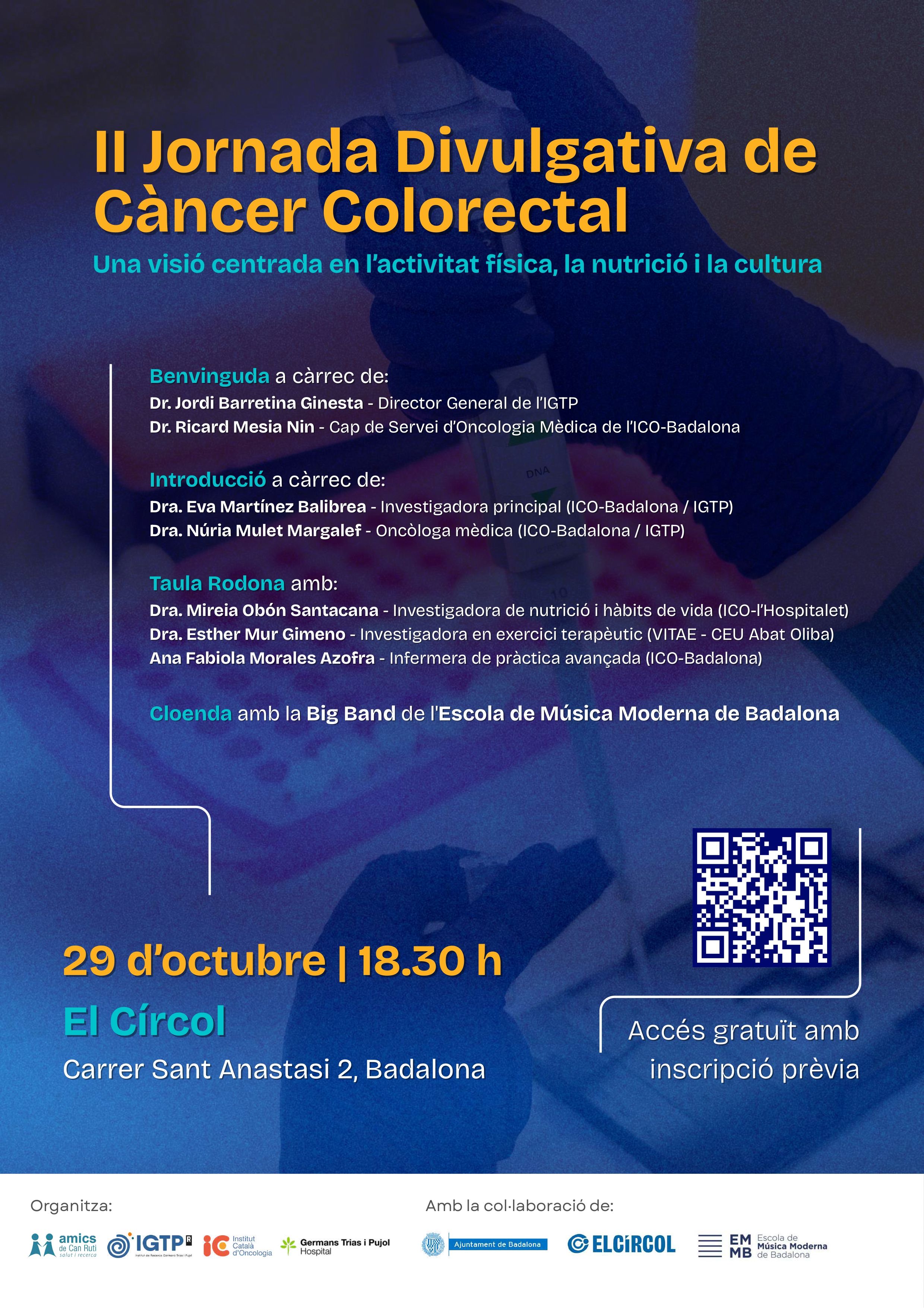II Jornada Divulgativa Càncer Colorectal (Badalona)